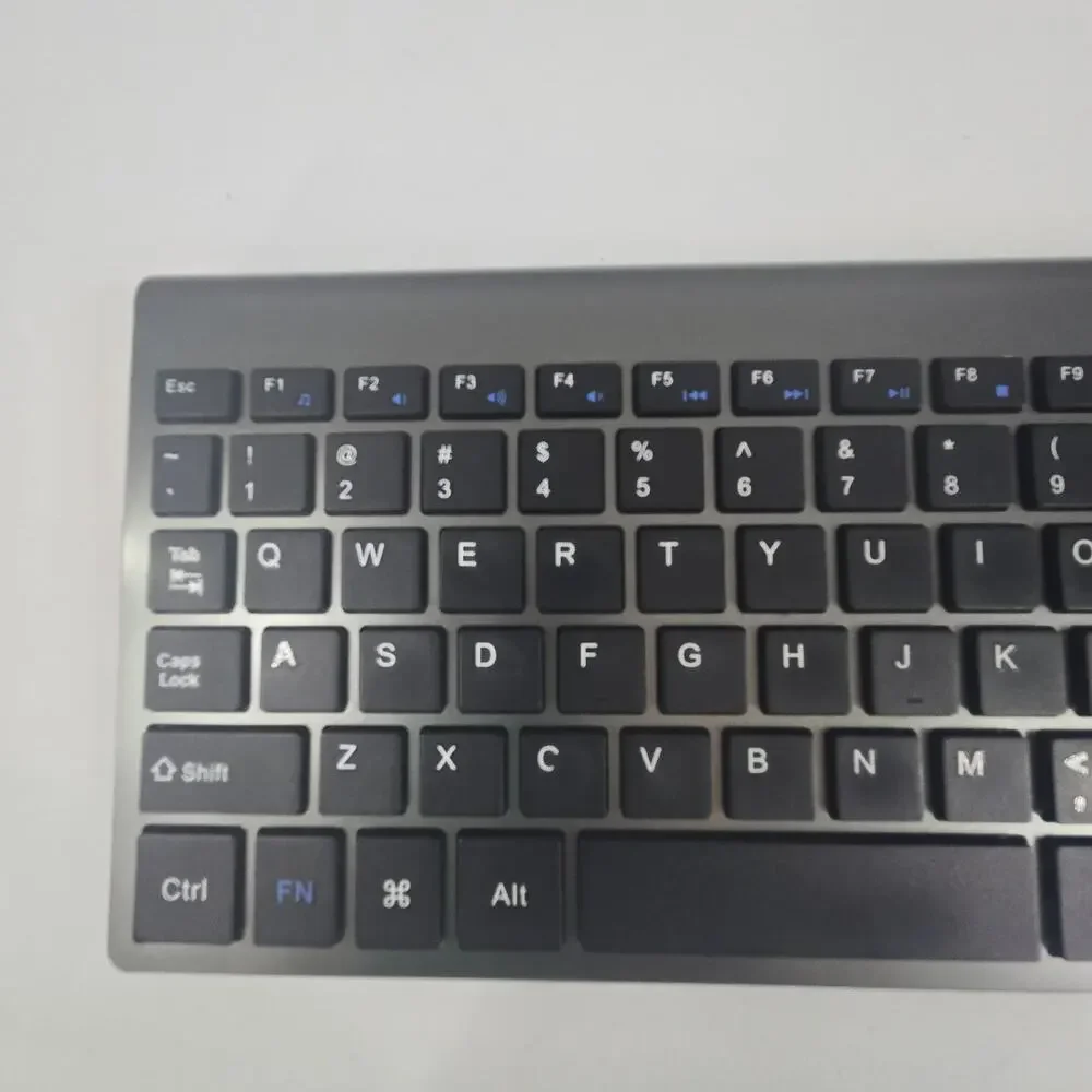 JoyAccess KB2 Slim Wireless Full Keyboard Gray & Silver with 2.4G USB Receiver